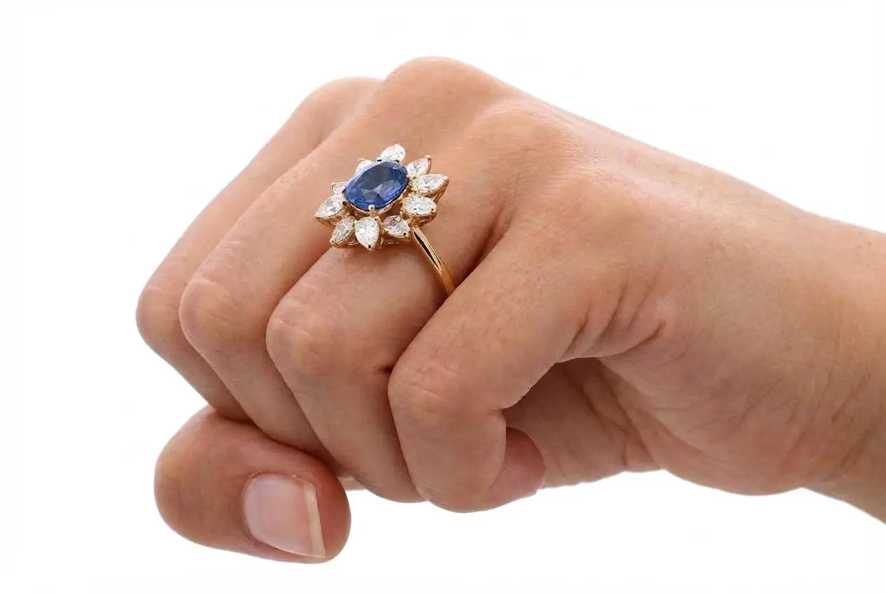 1.98ct Cushion Cut Sapphire