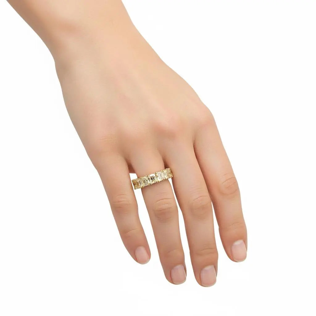 7.32ctw Radiant Cut Diamond Eternity Band