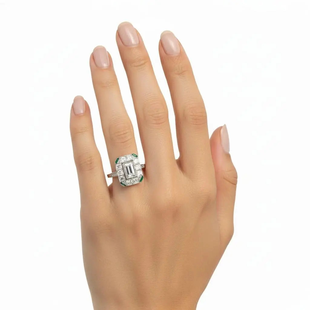 0.95ctw Baguette Cut Diamond