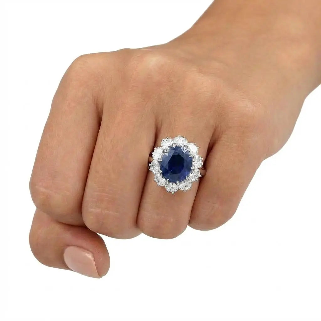 6.29ct No Heat Sapphire