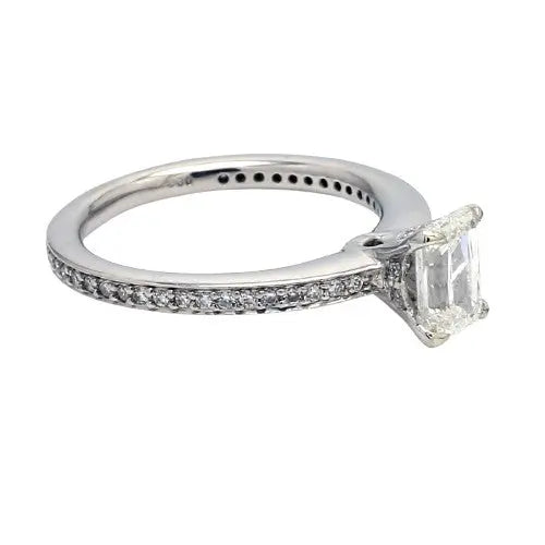 Crisscut Diamond Engagement Ring