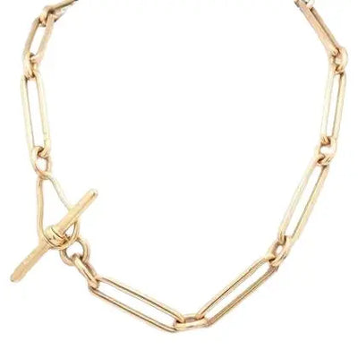 15k Rose Gold Link Necklace