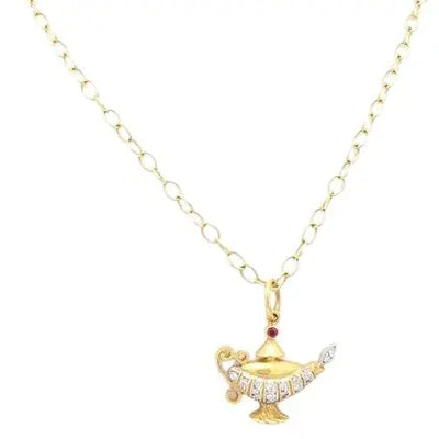 Cathy Waterman Genie Lamp Necklace