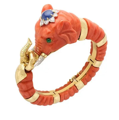 David Webb Elephant Bracelet