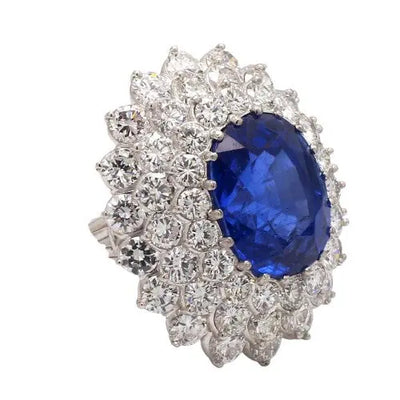 12.10ct Burma No Heat Oval Sapphire AGL Certified