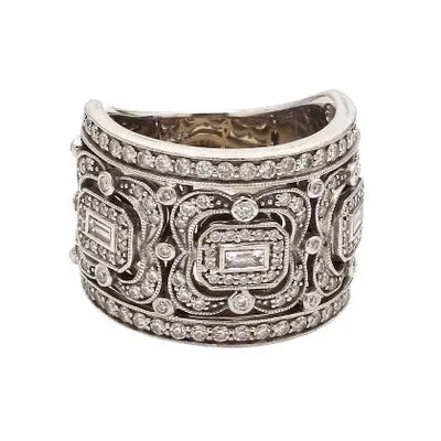 Neil Lane 14K White Gold Diamond Ring Size 6.5