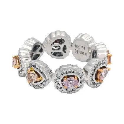 Diamond Bracelet with Fancy Cut and Round Brilliant Stones