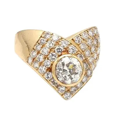 Old European-Cut Diamond Ring