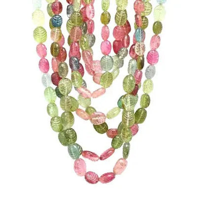 7-Strand Multi-Color Tourmaline Necklace