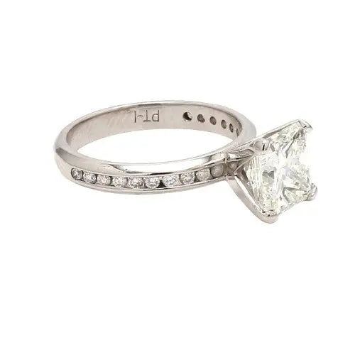 2.00ct Square Radiant Cut Diamond Ring