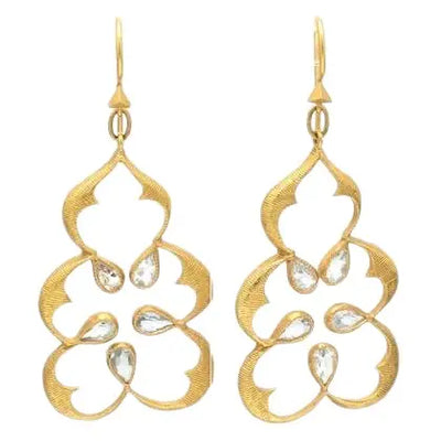 Cathy Waterman Blue Topaz Earrings