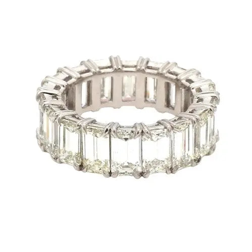 9.50ctw Emerald Cut Diamond Eternity Band