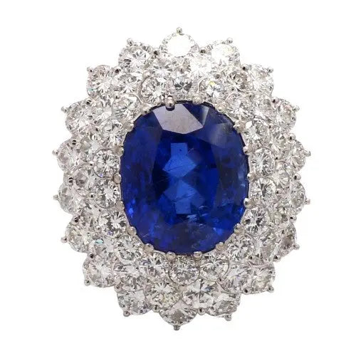 12.10ct Burma No Heat Oval Sapphire AGL Certified