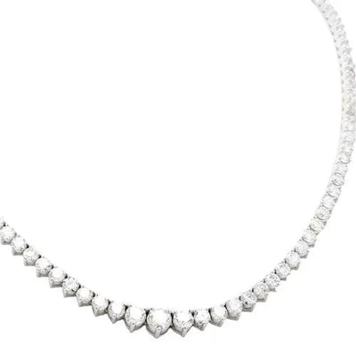 Graduated Diamond Riviera Necklace