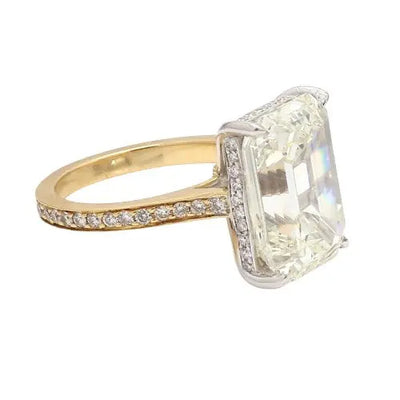 8.26ct Internally Flawless Emerald Cut, L color GIA certified