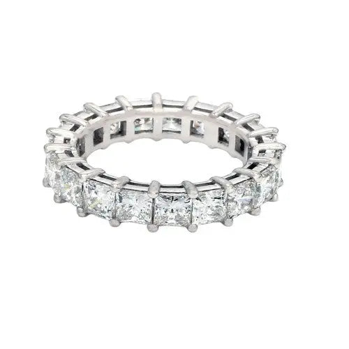 4.99ctw Princess Cut Diamond Eternity Band Sz. 6.5