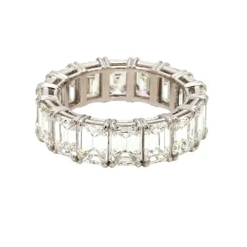 8.45ctw Emerald Cut Diamond Eternity Band