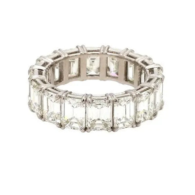 8.45ctw Emerald Cut Diamond Eternity Band