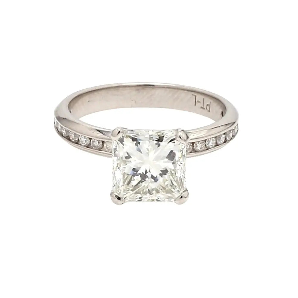 2.00ct Square Radiant Cut Diamond Ring