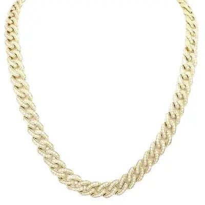 Damiani Diamond Curb Link Necklace