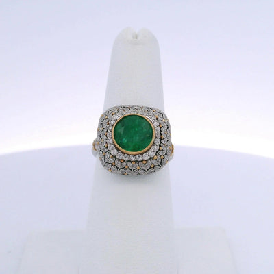 2.00CT EMERALD & 0.92CTW DIAMOND RING