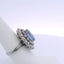 6.00CTW OVAL SAPPHIRE & 2.60CTW ROUND BRILLIANT CUT DIAMOND RING