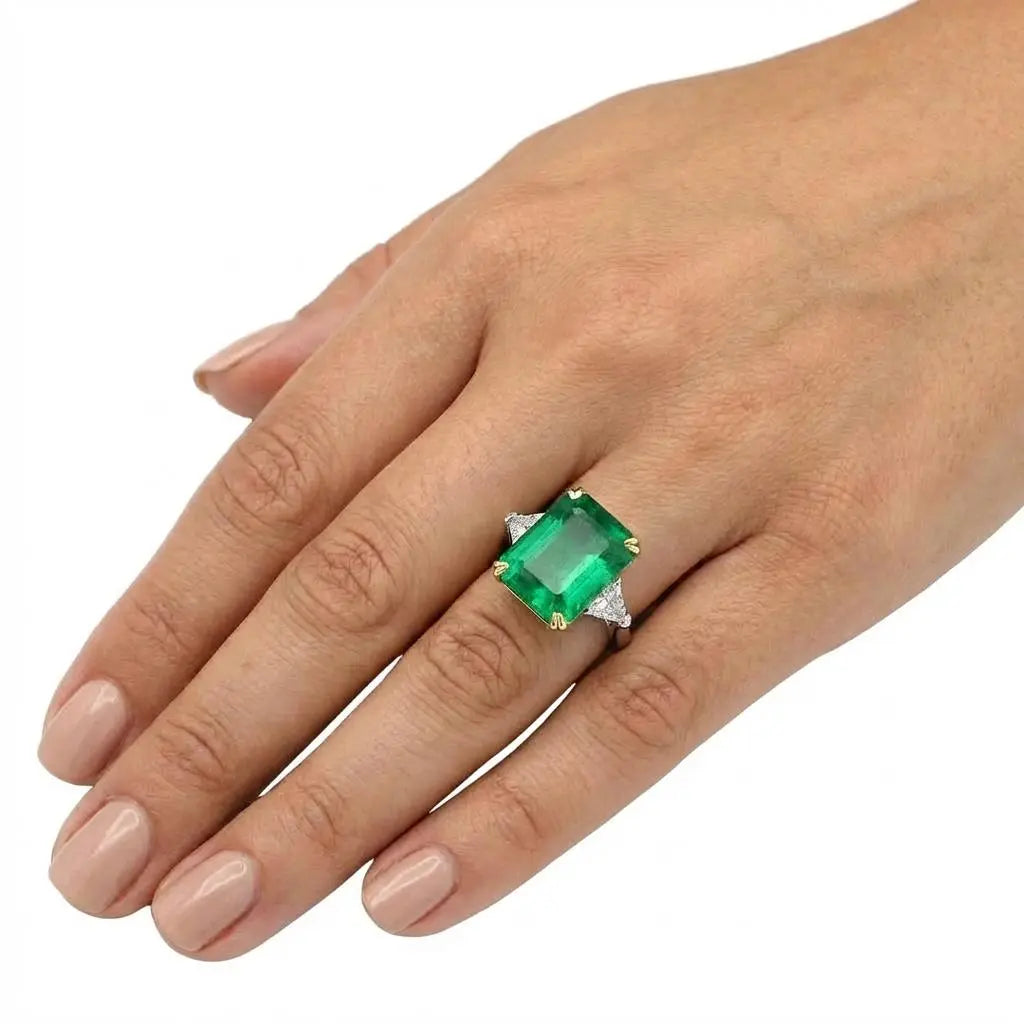 8.04ct Emerald Cut Emerald