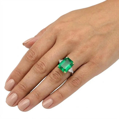 8.04ct Emerald Cut Emerald