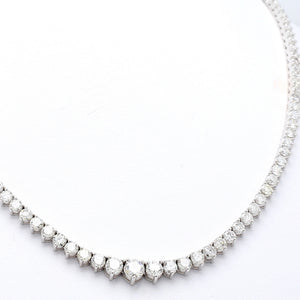 Graduated Diamond Riviera Necklace