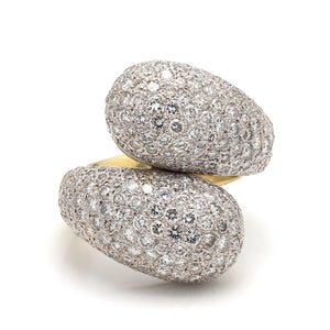Pavé Diamond Bypass Ring