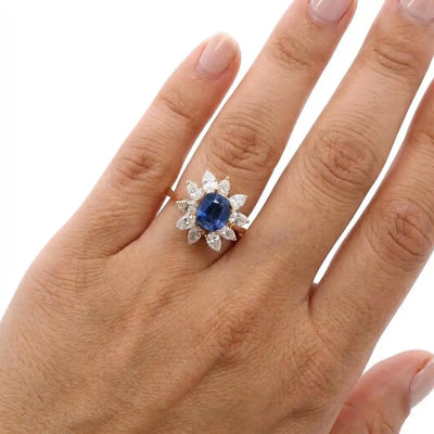 1.98ct Cushion Cut Sapphire