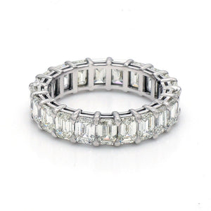 5.50ctw Emerald Cut Diamond Eternity Band