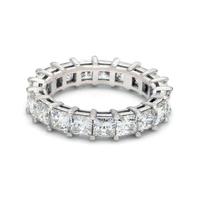4.99ctw Princess Cut Diamond Eternity Band Sz. 6.5