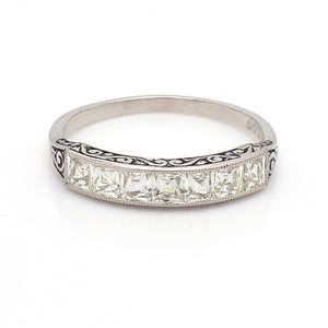 French-Cut Diamond Ring in H-I VS