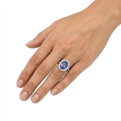 8.07ct Oval Sapphire