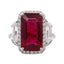 6.34 Emerald Cut Ruby