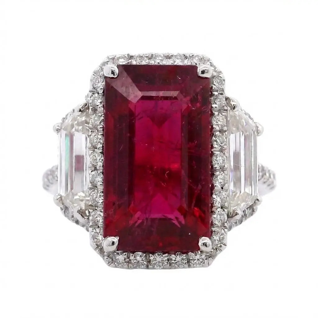 6.34 Emerald Cut Ruby