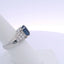 5.08CTW OVAL CUT SAPPHIRE 1.00CTW PRINCESS & ROUND BRILLIANT CUT DIAMOND RING