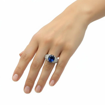 5.08ctw Oval Cut Sapphire