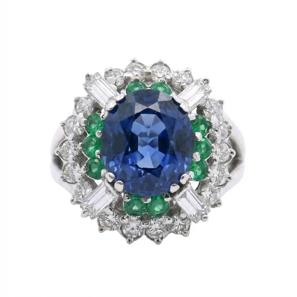 3.91ct Oval Sapphire