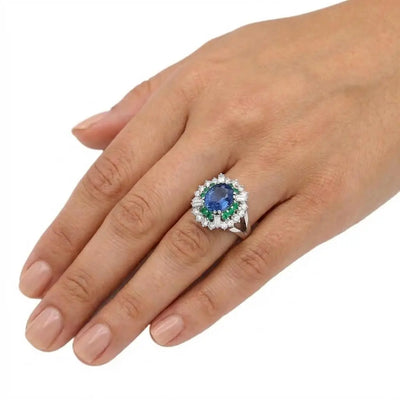 3.91ct Oval Sapphire