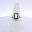 1.45CT EMERALD CUT DIAMOND & 0.75CTW EMERALD RING