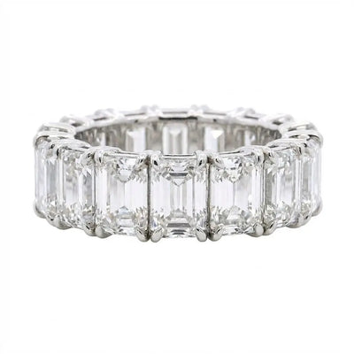 8.45ctw Emerald Cut Diamond Eternity Band
