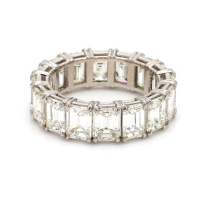 8.45ctw Emerald Cut Diamond Eternity Band