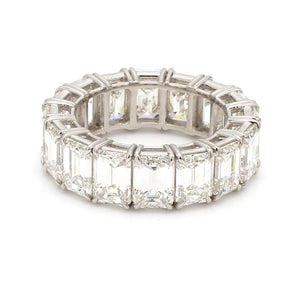 Emerald Cut Diamond Eternity Band 11.63 carats