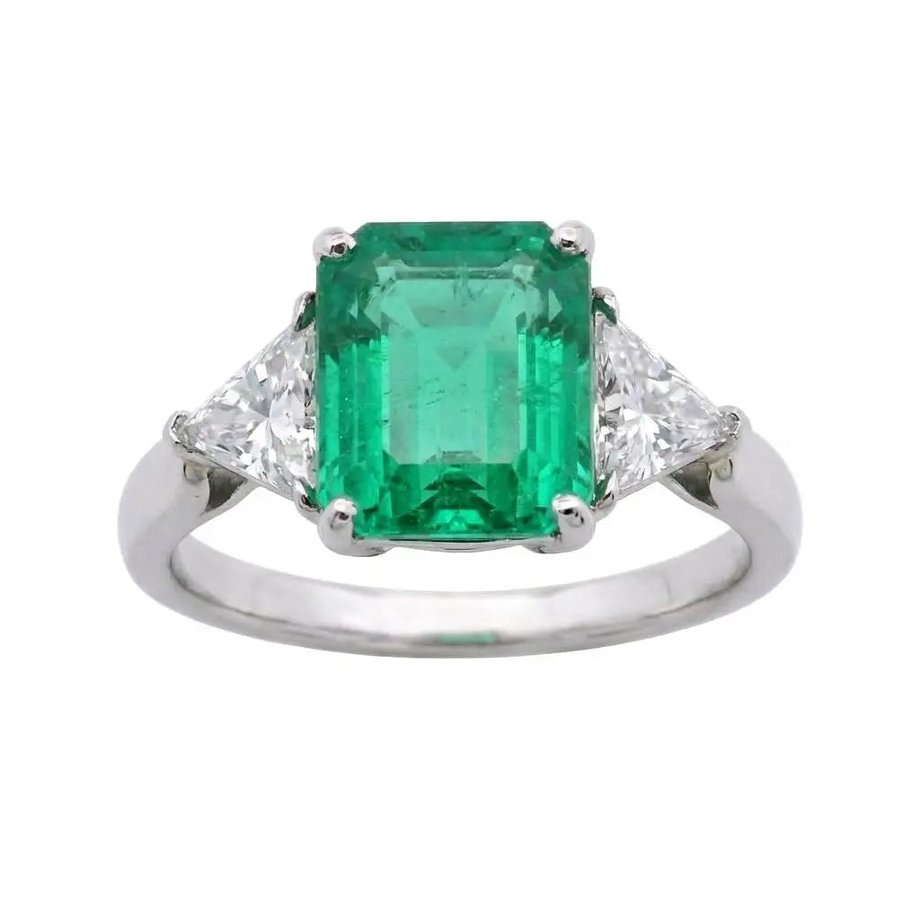 4.85ct Emerald Cut Colombian Emerald