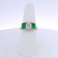 2.01CTW EMERALD CUT & 1.94CTW EC EMERALD & DIAMOND RING
