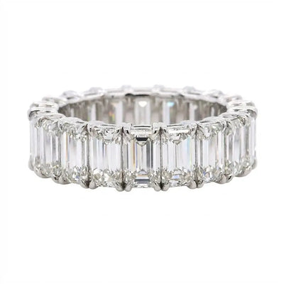 8.18ctw Emerald Cut Diamond Eternity Band