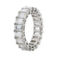 8.18ctw Emerald Cut Diamond Eternity Band