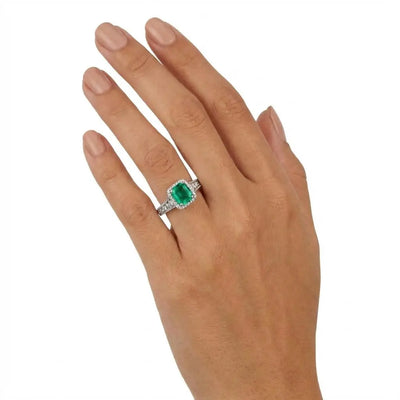 1.83 Octagonal Cut Colombian Emerald